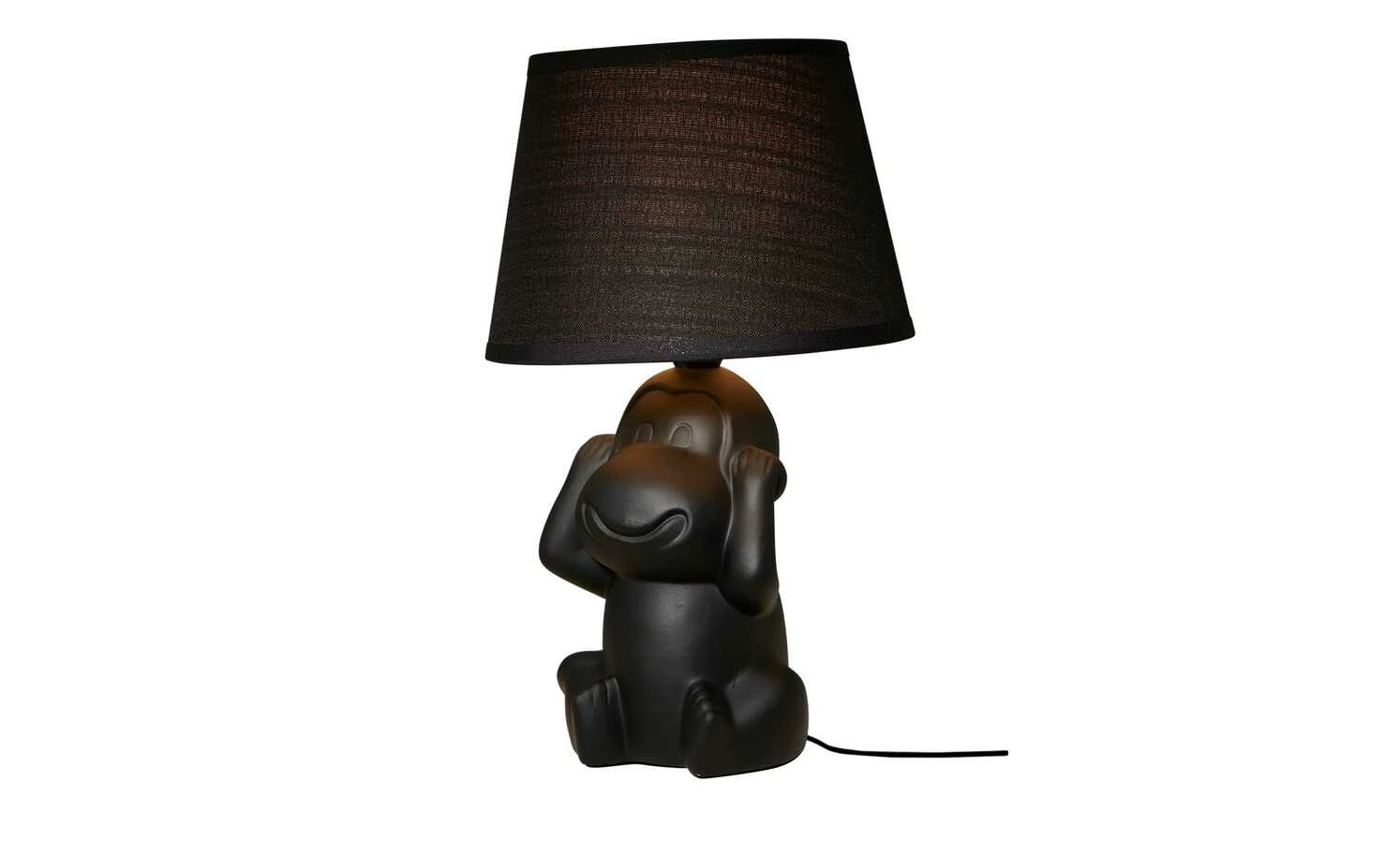 Trio Keramik-Tischleuchte, 1-flammig, schwarz – Bild 5