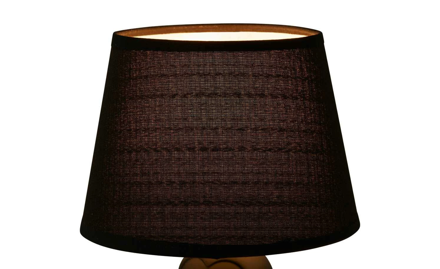 Trio Keramik-Tischleuchte, 1-flammig, schwarz – Bild 8