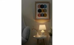 Trio Keramik-Tischleuchte, 1-flammig, weiß