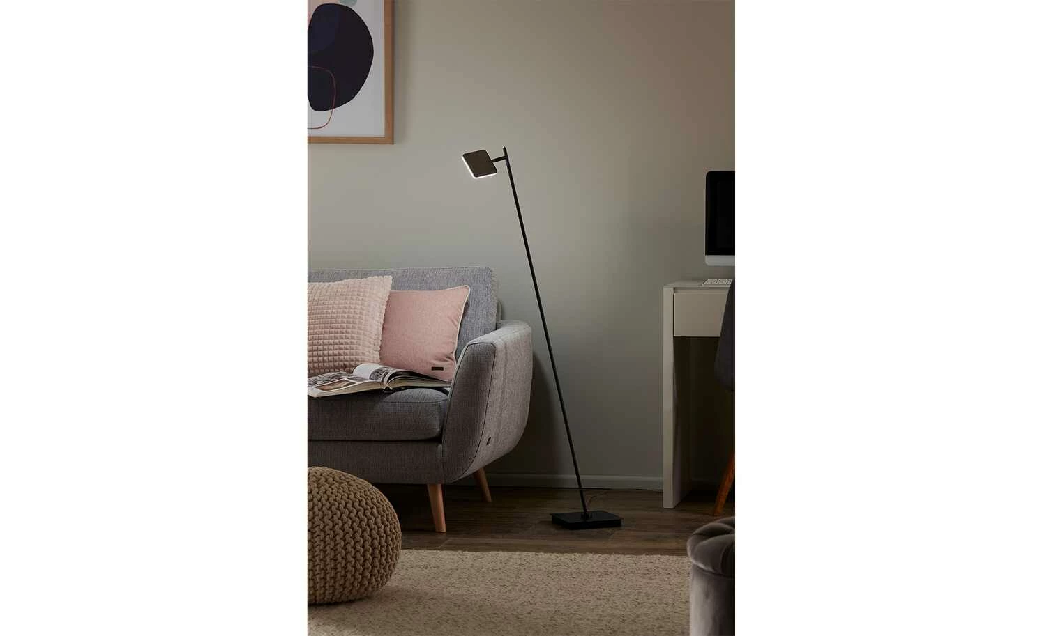 B-Leuchten LED-Stehleuchte, 1-flammig, schwarz – Bild 3