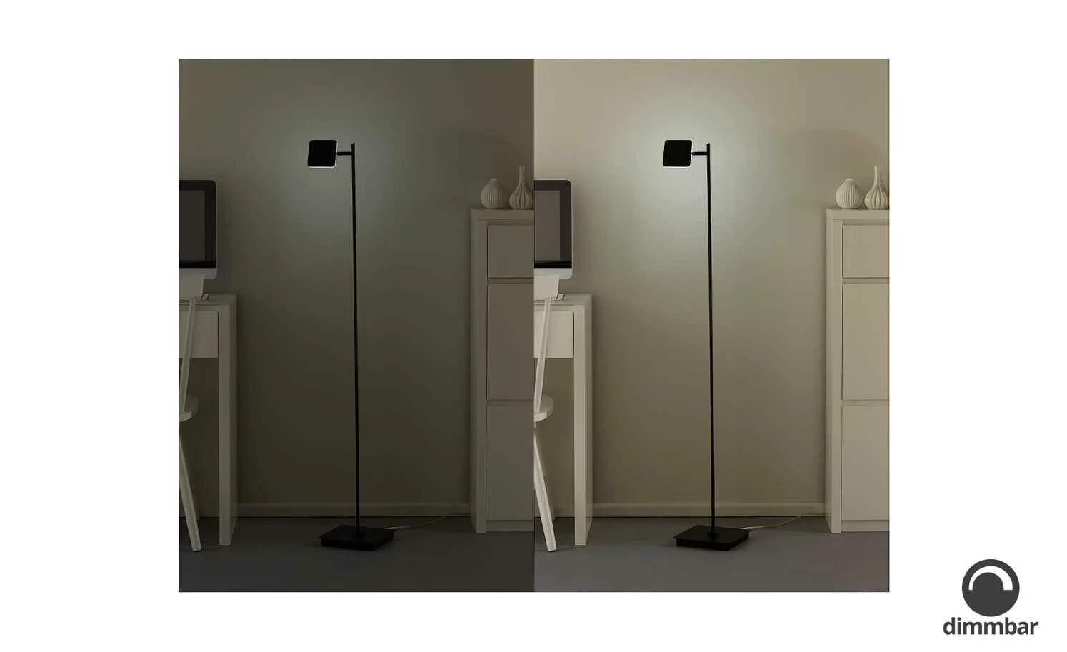 B-Leuchten LED-Stehleuchte, 1-flammig, schwarz – Bild 2