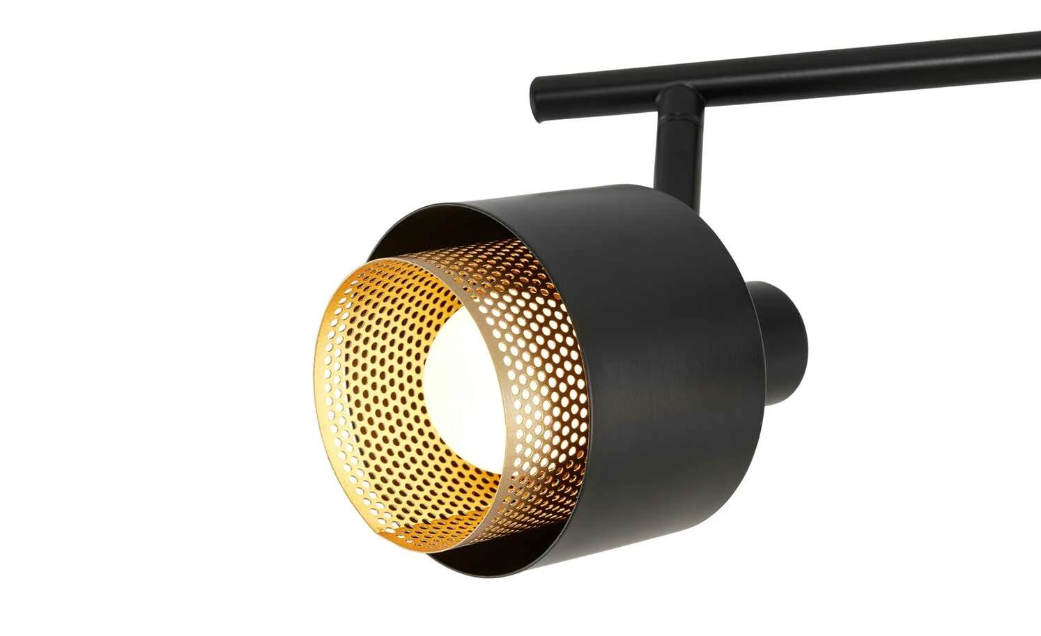 Wofi Deckenstrahler, 4-flammig, schwarz/gold – Bild 3