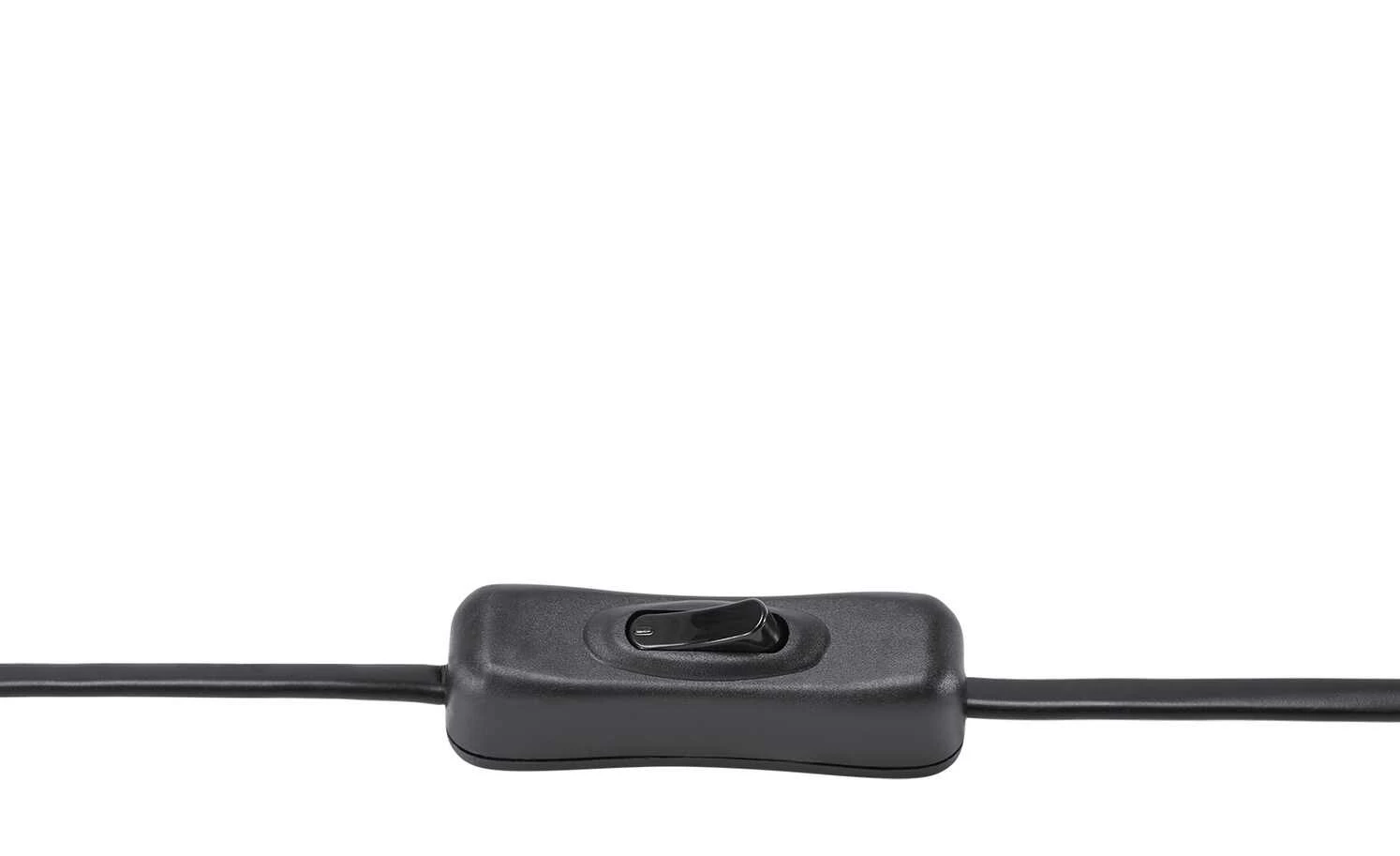 Tischleuchte, 1-flammig, Metall/Rattan – Bild 4