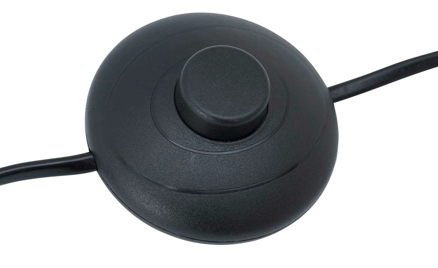 Stehleuchte, 1-flammig, schwarz, Draht/ Rattan – Bild 3