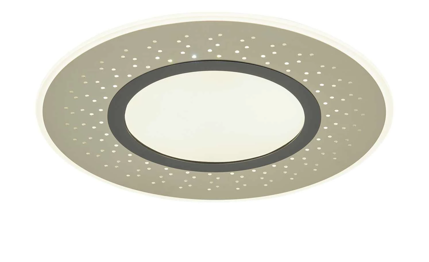 Trio LED-Deckenleuchte , Nickel matt mit Fernbedienung – Bild 4