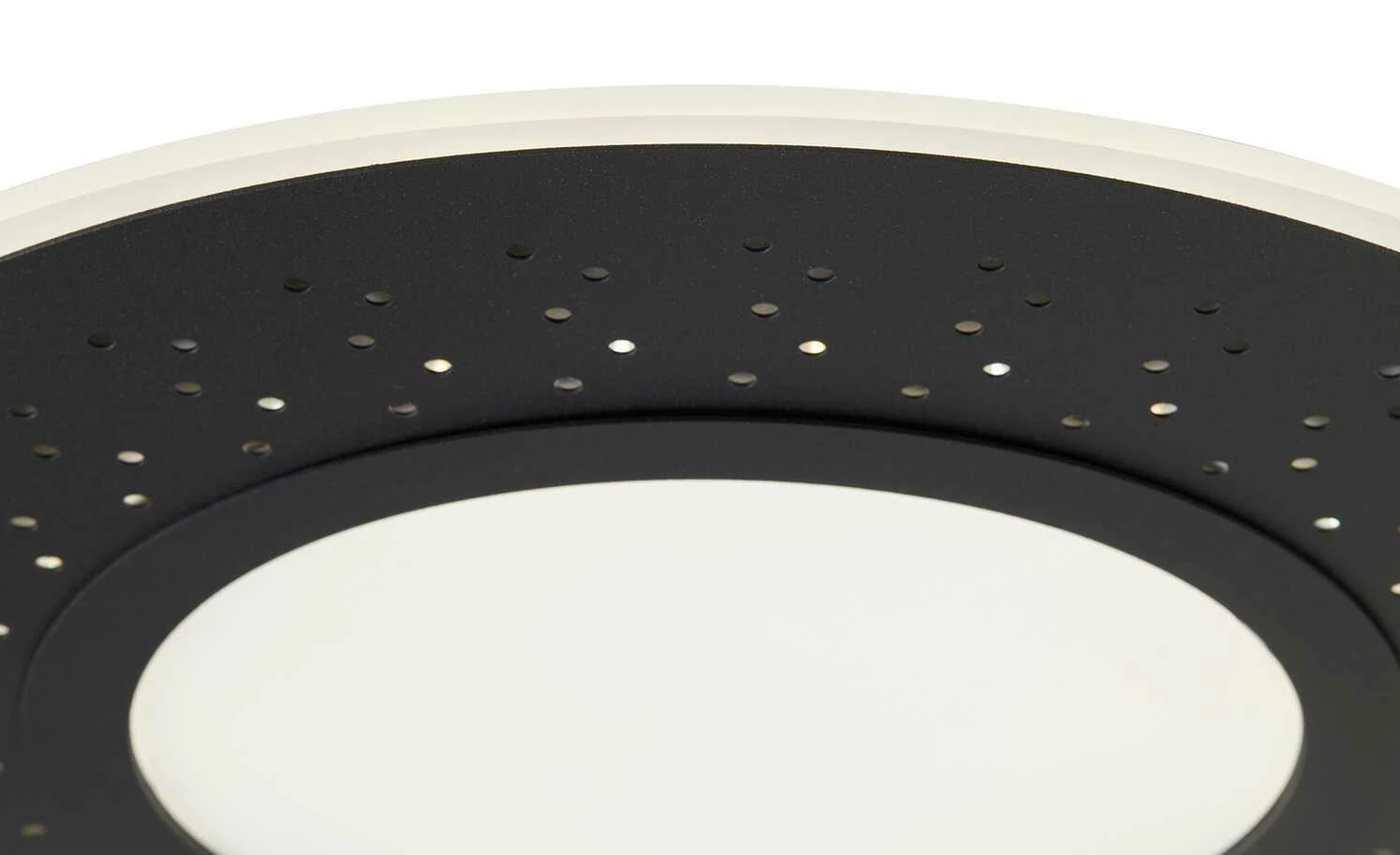 Trio LED-Deckenleuchte , schwarz mit Fernbedienung – Bild 9