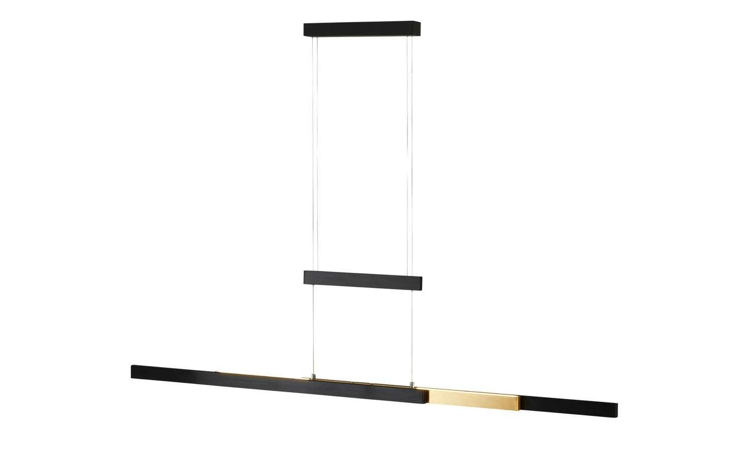 Trio LED-Pendelleuchte, schwarz mit Up & Down Light – Bild 2