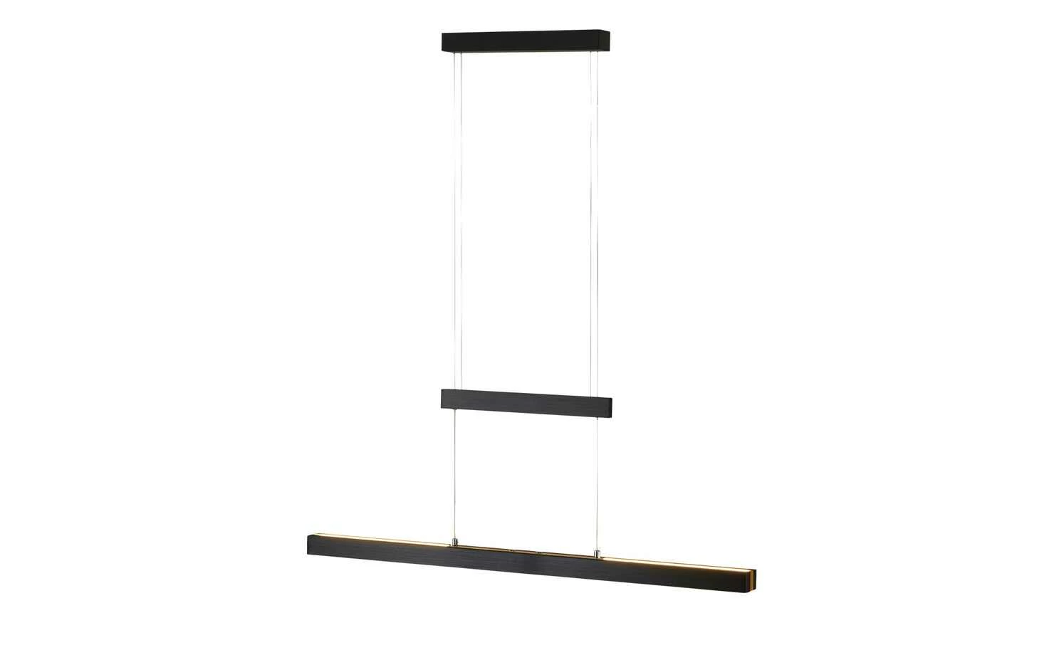 Trio LED-Pendelleuchte, schwarz mit Up & Down Light – Bild 3