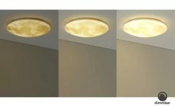 Trio LED-Deckenleuchte in Mondoptik `klein´ | 22|W