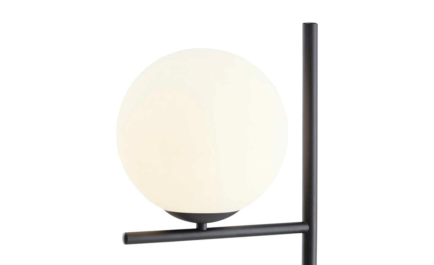 Trio Stehleuchte, 1-flammig, schwarz mit Glaskugel – Bild 5