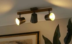 Trio Deckenstrahler, 3-flammig, Nickel-antik