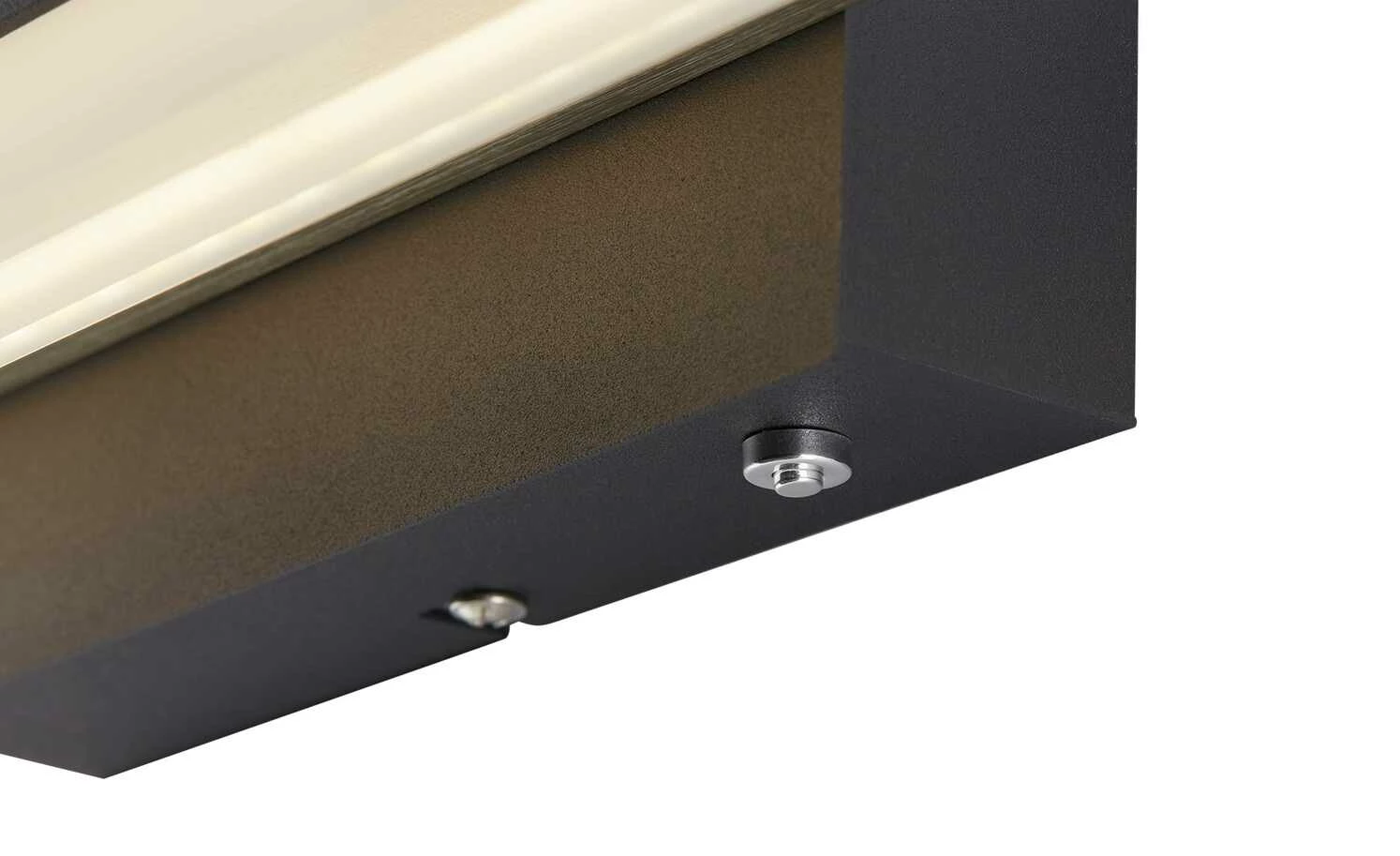 Fischer-Honsel LED-Wandleuchte, sandschwarz mit Dimmer – Bild 5