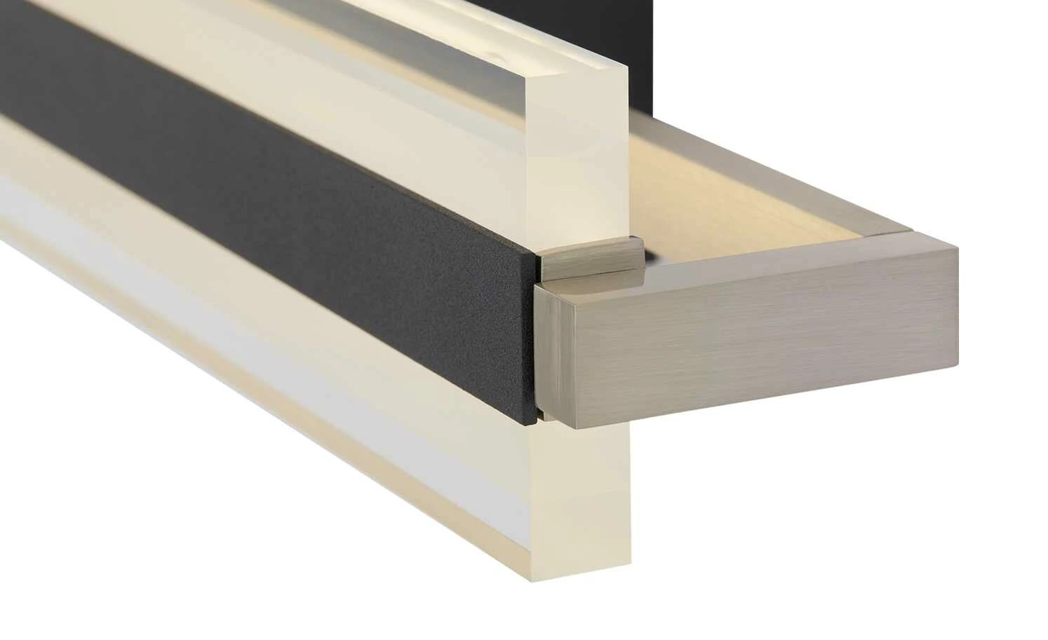 Fischer-Honsel LED-Wandleuchte, sandschwarz mit Dimmer – Bild 6