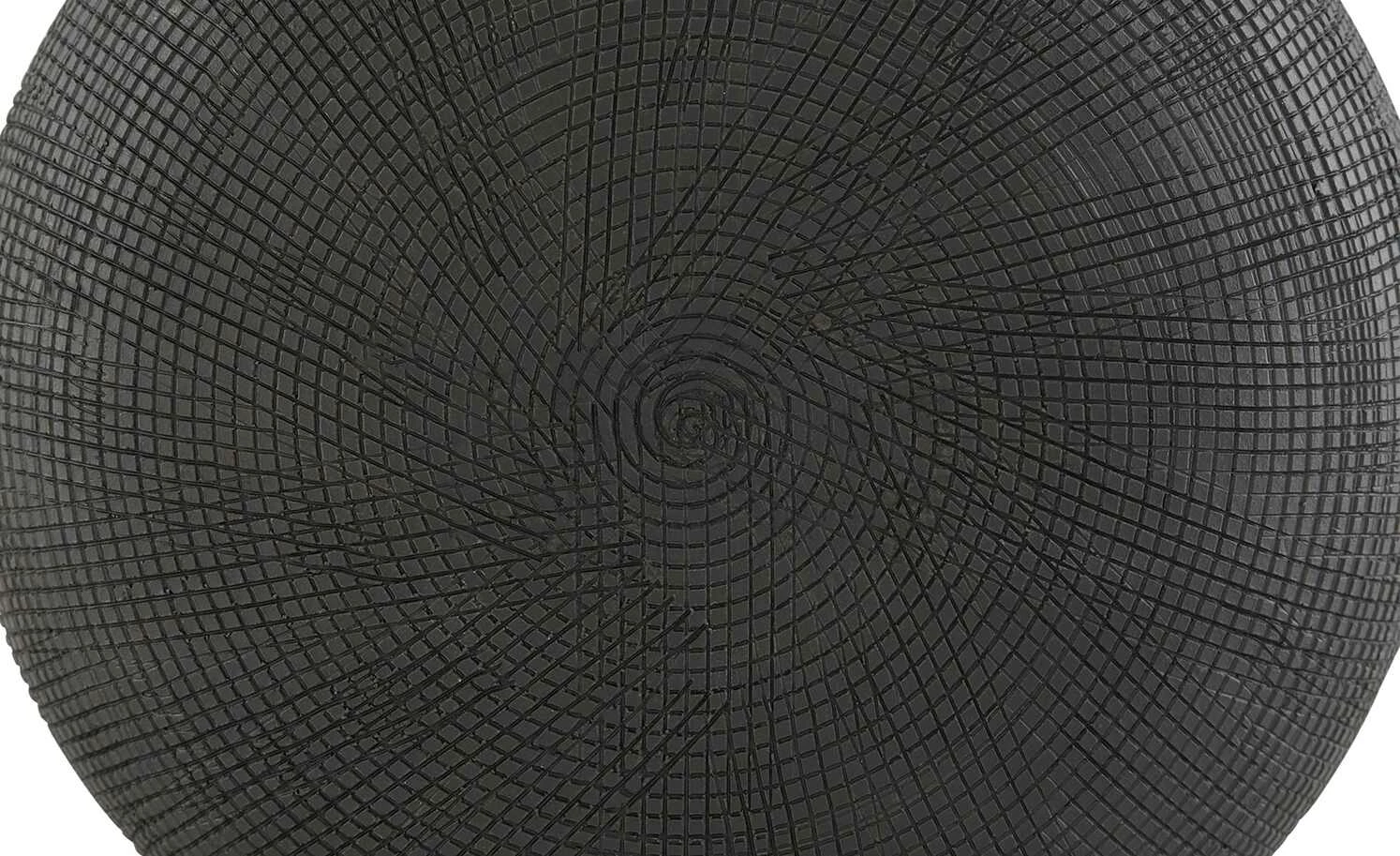 Fischer-Honsel Tischleuchte, 1-flammig, schwarz matt, Schirm rund – Bild 3