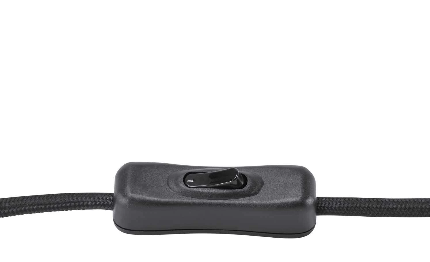 Fischer-Honsel Tischleuchte, 1-flammig, Schirm Leinen weiß, sandschwarz – Bild 3