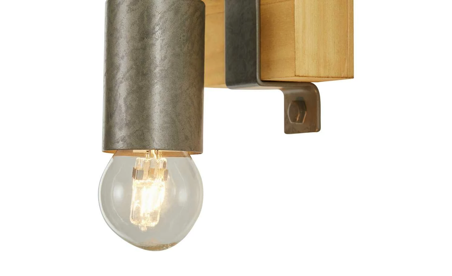 Paul Neuhaus Decken- und Wandstrahler, 1-flammig, Pinie / Metall – Bild 3