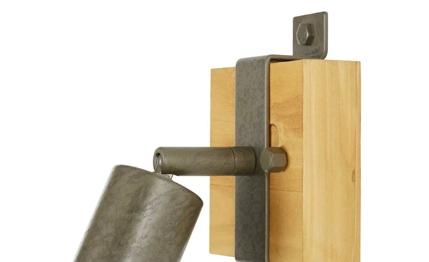 Paul Neuhaus Decken- und Wandstrahler, 1-flammig, Pinie / Metall – Bild 4