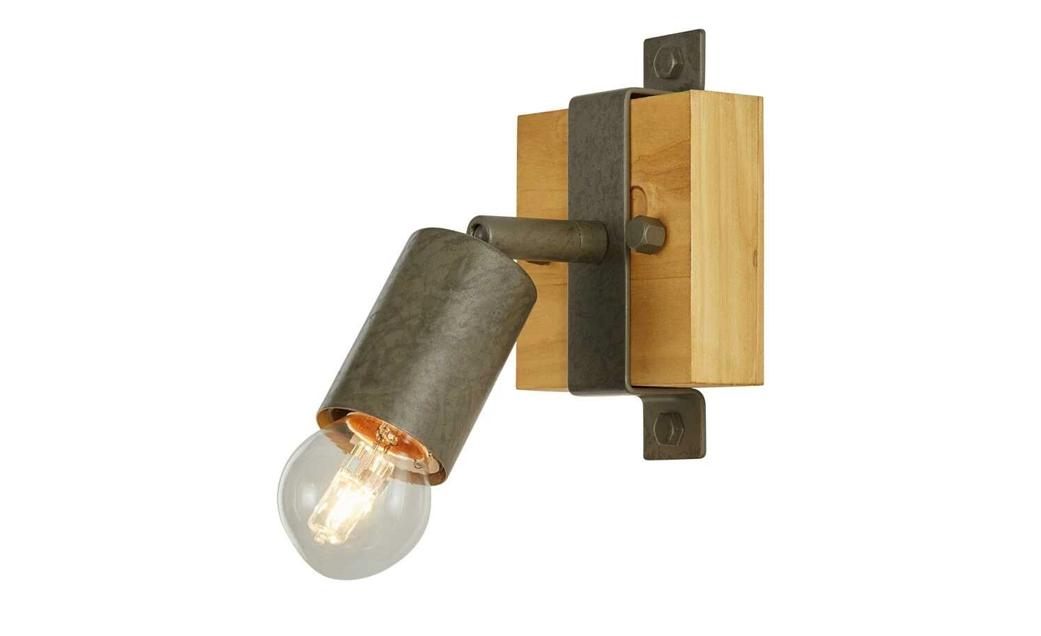 Paul Neuhaus Decken- und Wandstrahler, 1-flammig, Pinie / Metall – Bild 5