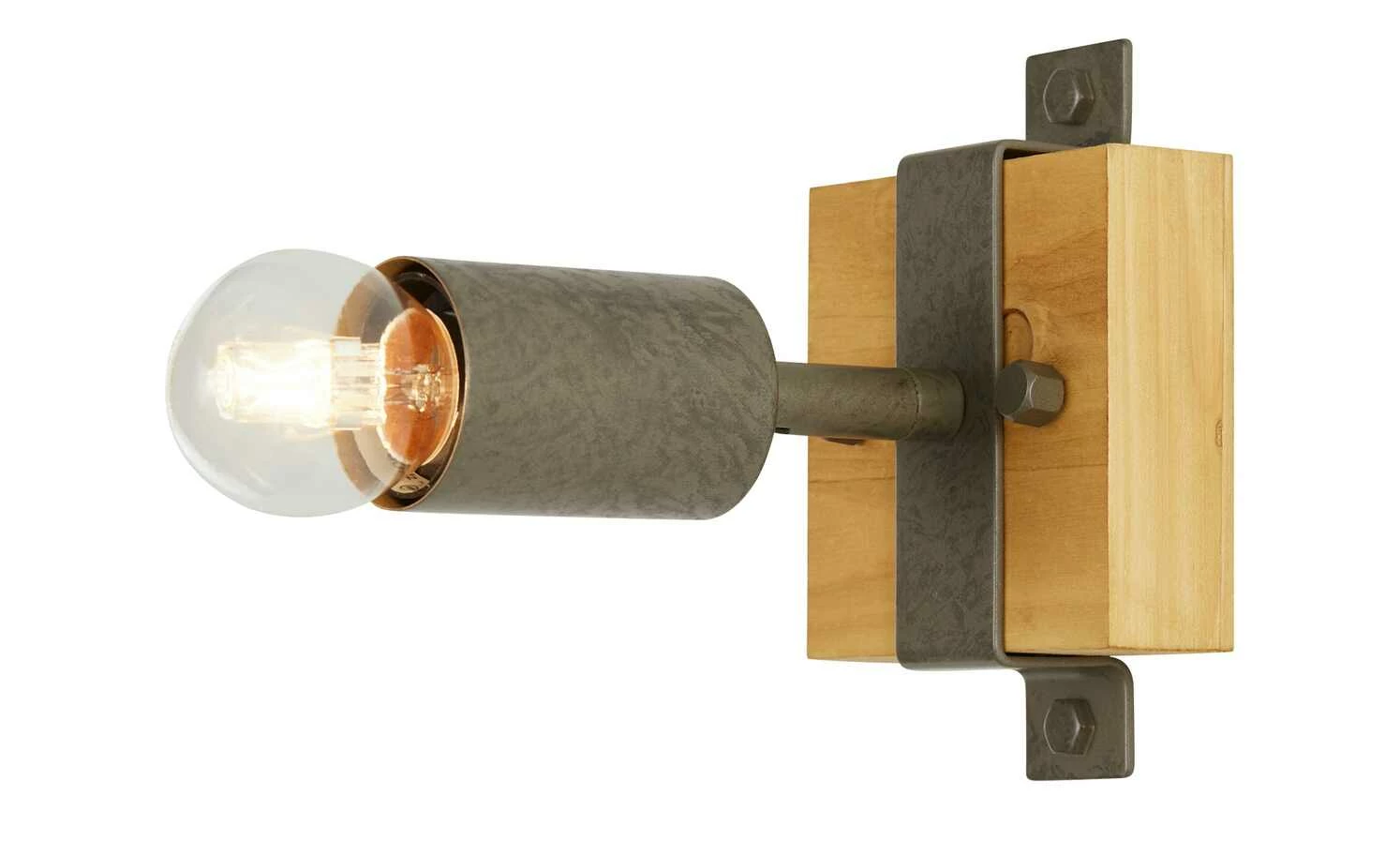 Paul Neuhaus Decken- und Wandstrahler, 1-flammig, Pinie / Metall – Bild 6