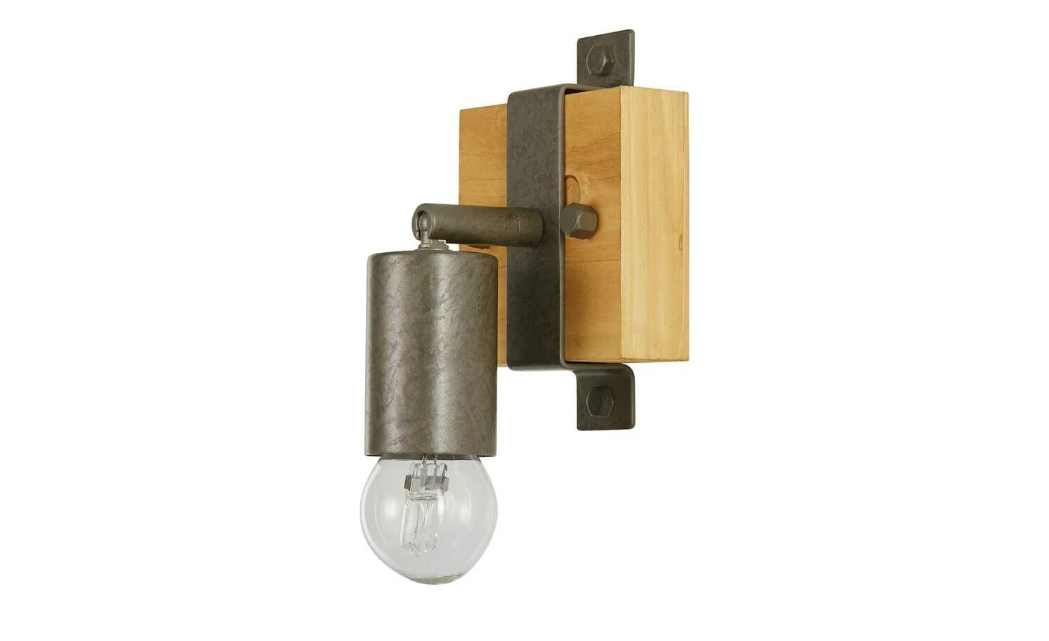 Paul Neuhaus Decken- und Wandstrahler, 1-flammig, Pinie / Metall – Bild 2