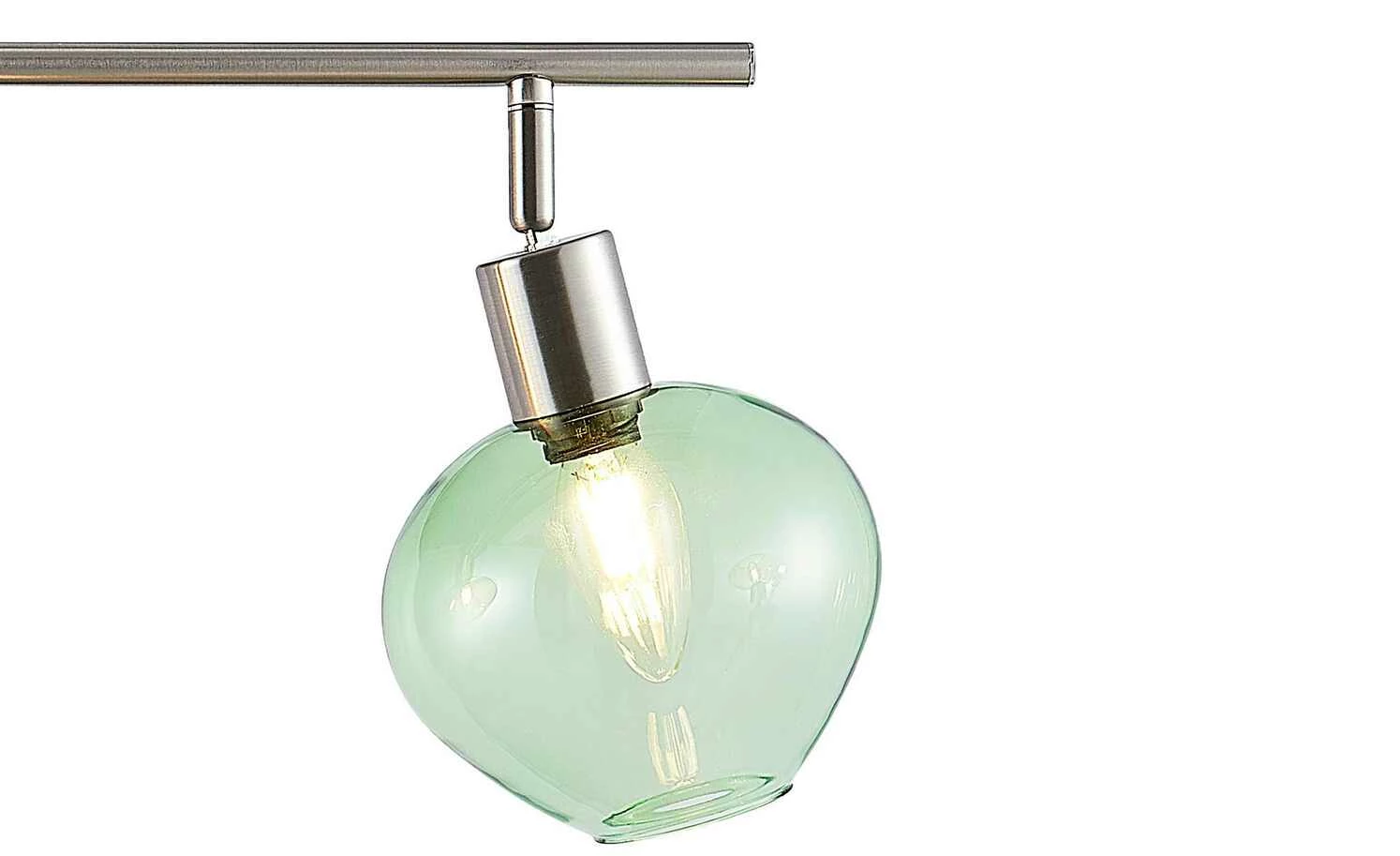 Deckenstrahler, 4-flammig, versch.Gläser – Bild 3