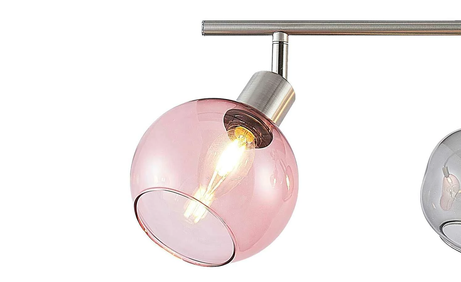 Deckenstrahler, 4-flammig, versch.Gläser – Bild 4