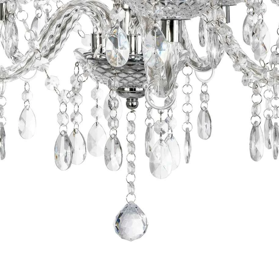 Kronleuchter, 5-flammig, chromfarben – Bild 5