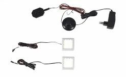 Gallery M Beleuchtung Yosh | Tageslichtweiß (>5.000 K) Unterbauleuchte mit 2x LED-Leuchte, je 1,5 Watt