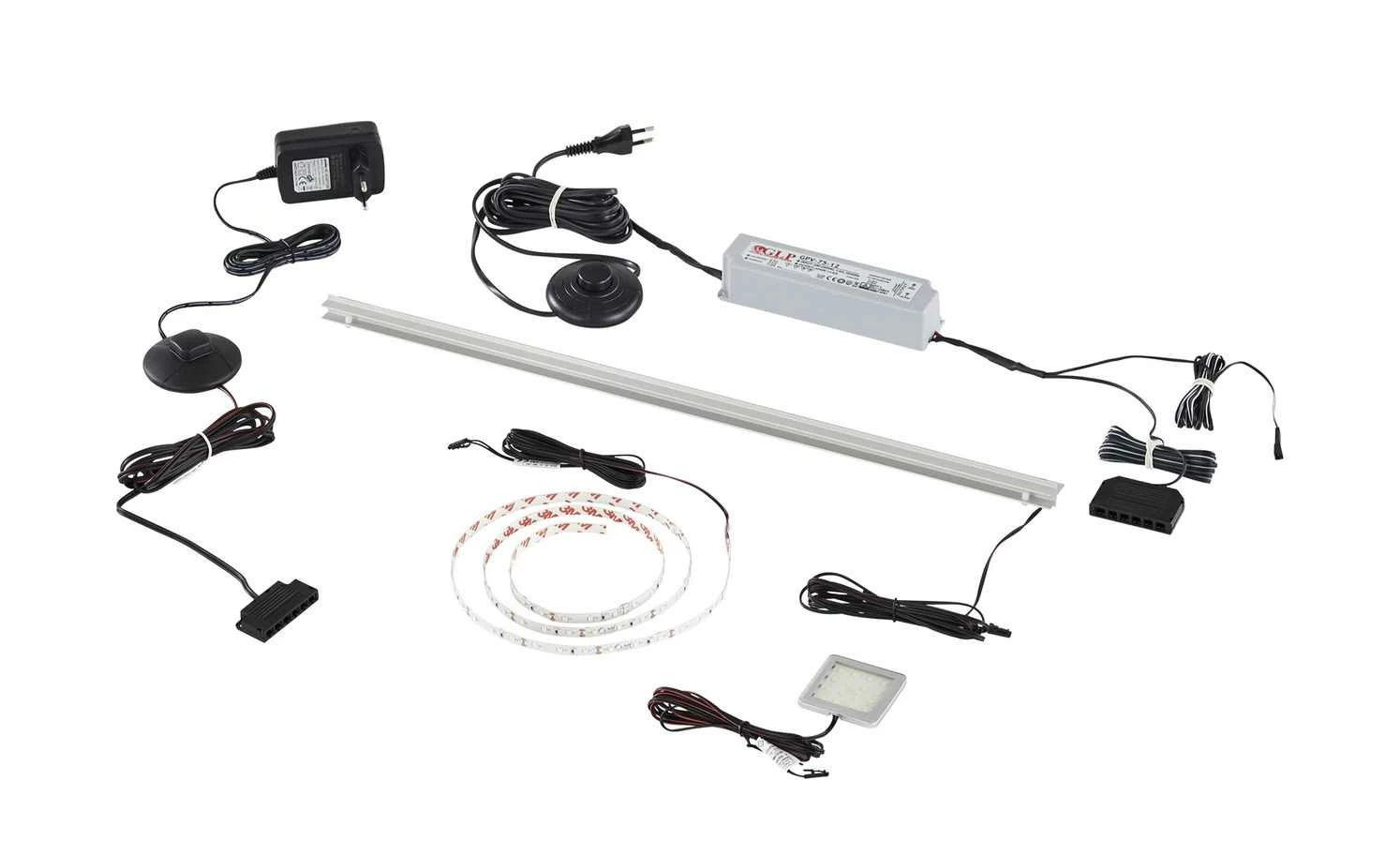 uno Beleuchtungs Set Wohnwand Karbo