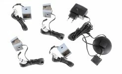 LED-Holzbodenbeleuchtung, 4er-Set Toneo