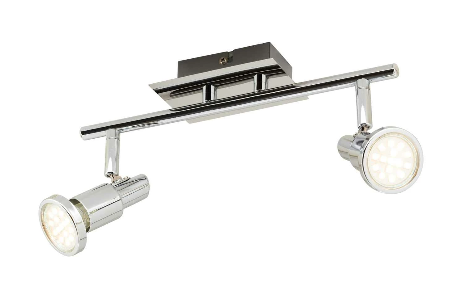 KHG LED-Deckenstrahler chrom 2 Spots – Bild 2