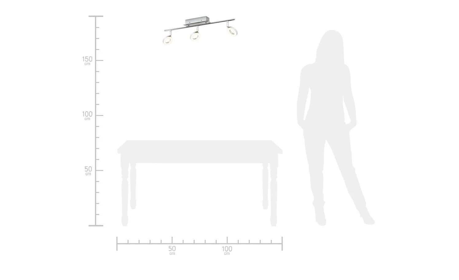 Paul Neuhaus LED Deckenstrahler dreh- und schwenkbar – Bild 3