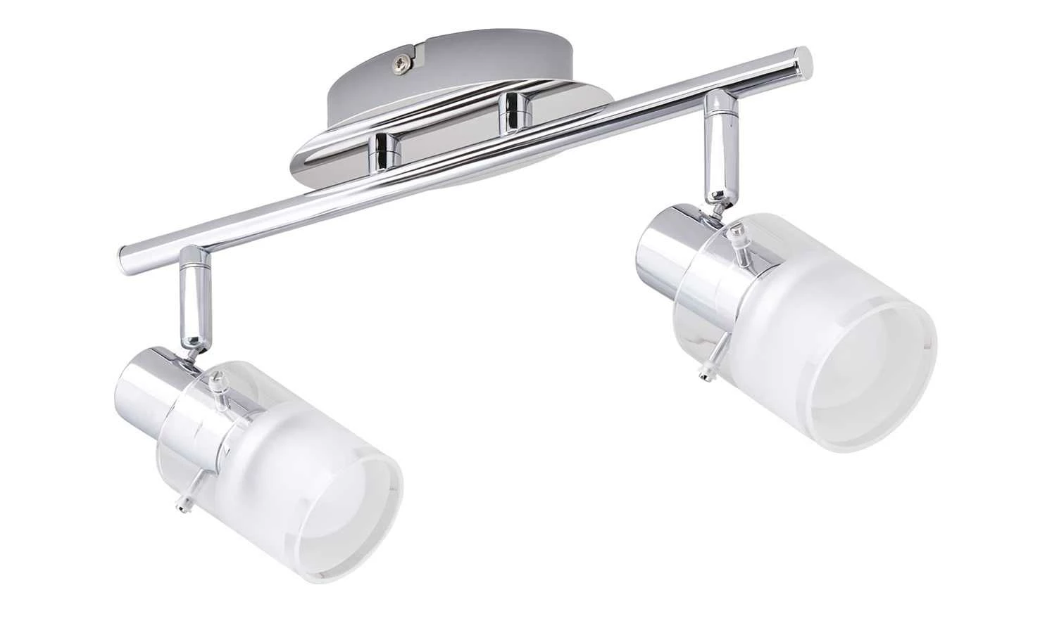 KHG LED-Deckenstrahler, 2-flammig Glas teilsatiniert – Bild 4