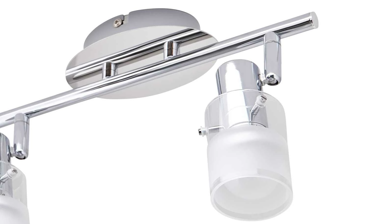 KHG LED-Deckenstrahler, 2-flammig Glas teilsatiniert – Bild 5