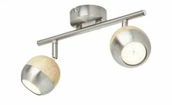 KHG LED-Spot, 2-flammig mit Holz