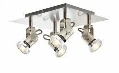 KHG Spot, 4-flammig, Nickel matt