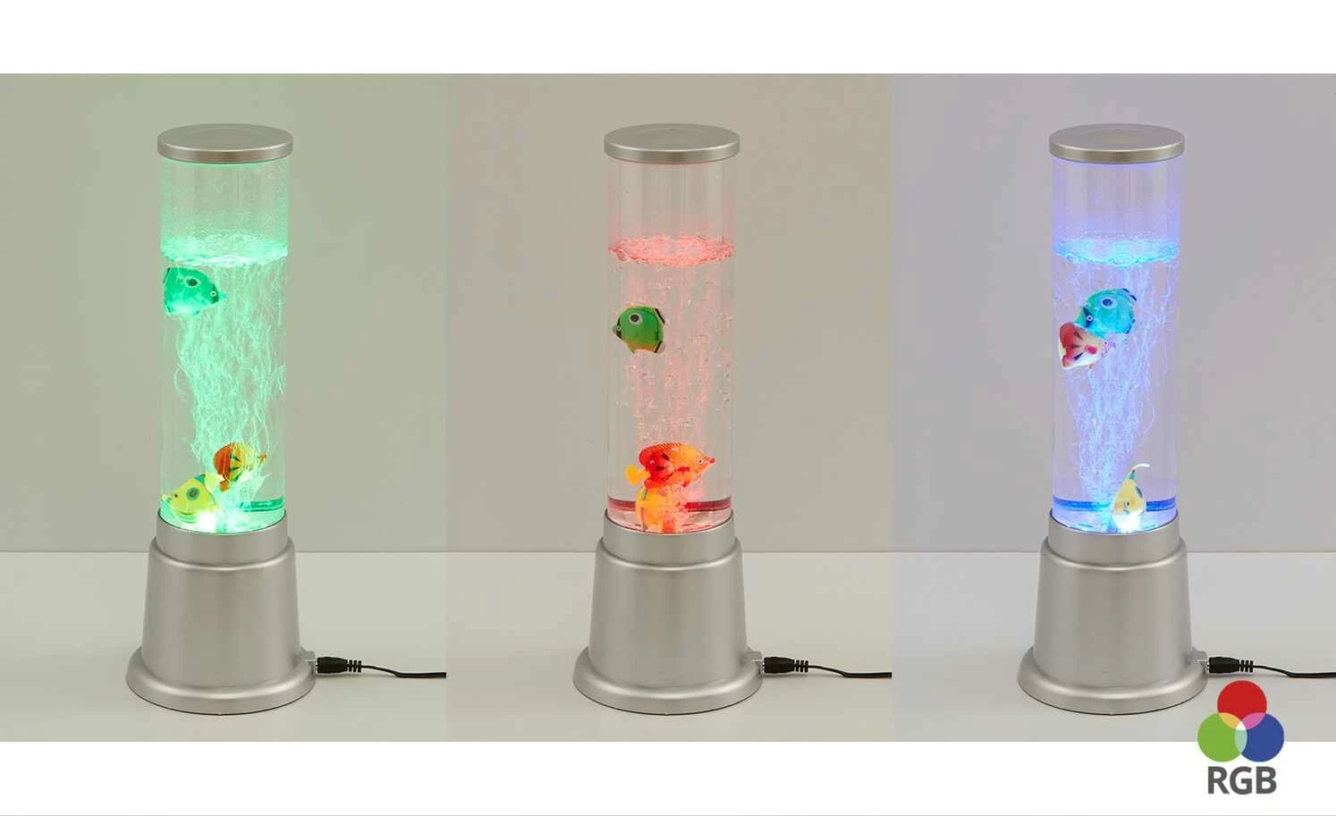 Paul Neuhaus Wassersäule mit Kunstfischen und Farbwechsel – Bild 6