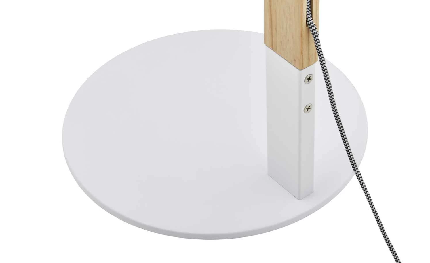 HOME STORY Leseleuchte, 1-flammig, Weiß / Esche – Bild 5