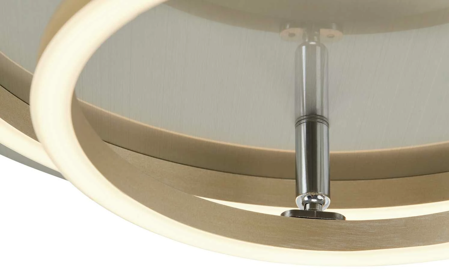Meisterleuchten LED-Deckenleuchte, 2-flammig, chrom ´2 Ringe´ – Bild 4