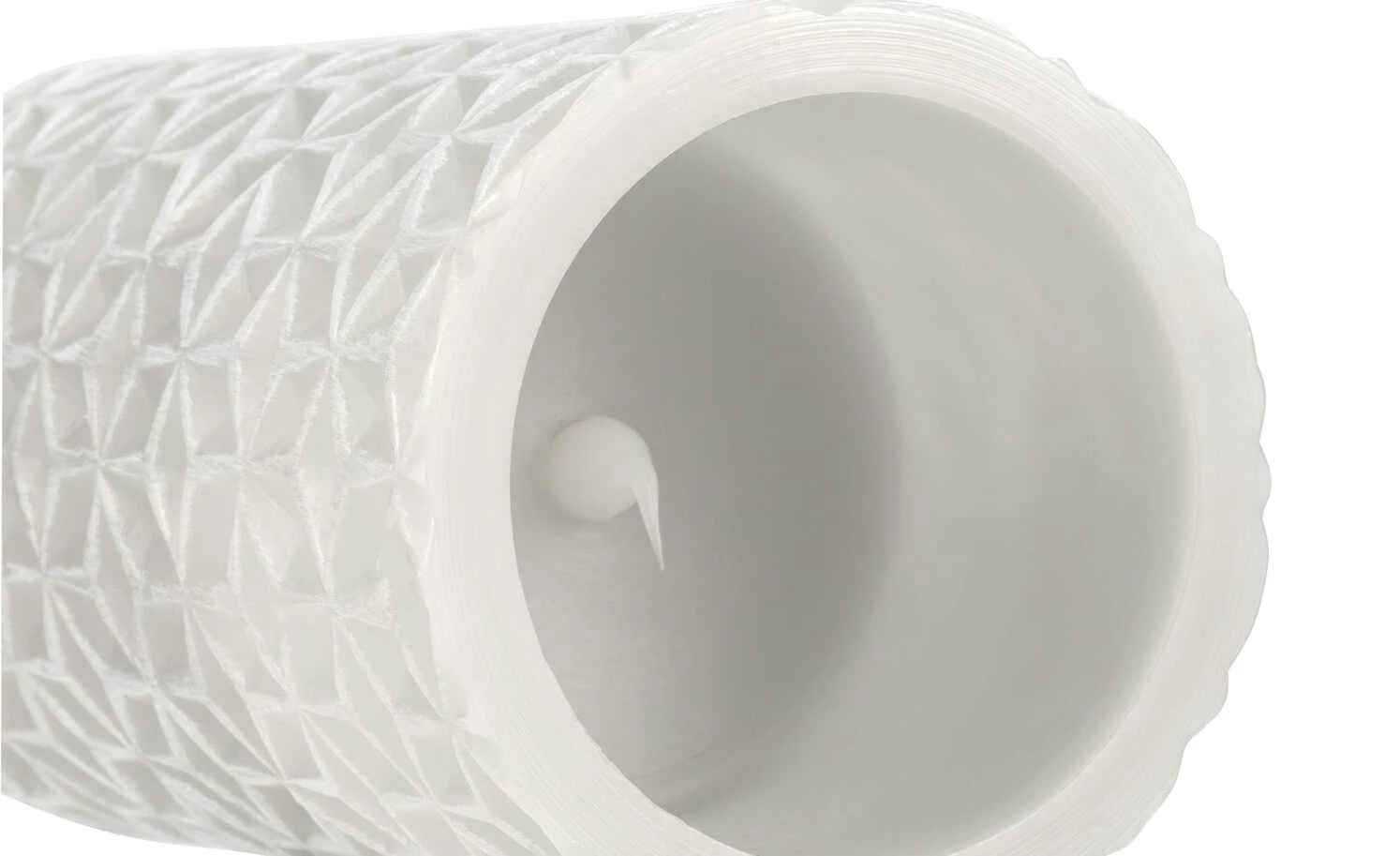 LED-Echtwachs-Kerzen 2er-Set, weiß – Bild 4