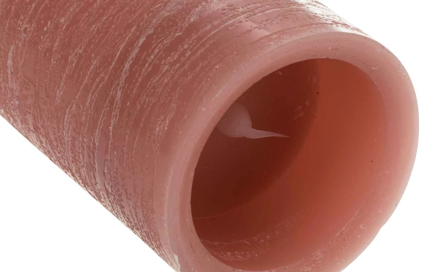 LED-Echtwachs-Kerzen 3er-Set, apricot – Bild 3