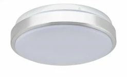 KHG LED-Deckenleuchte, silberfarben / weiß