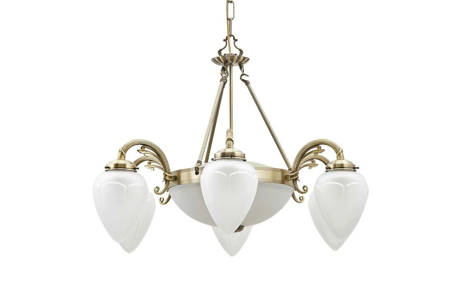 KHG Kronleuchter messing matt 8-flammig – Bild 4