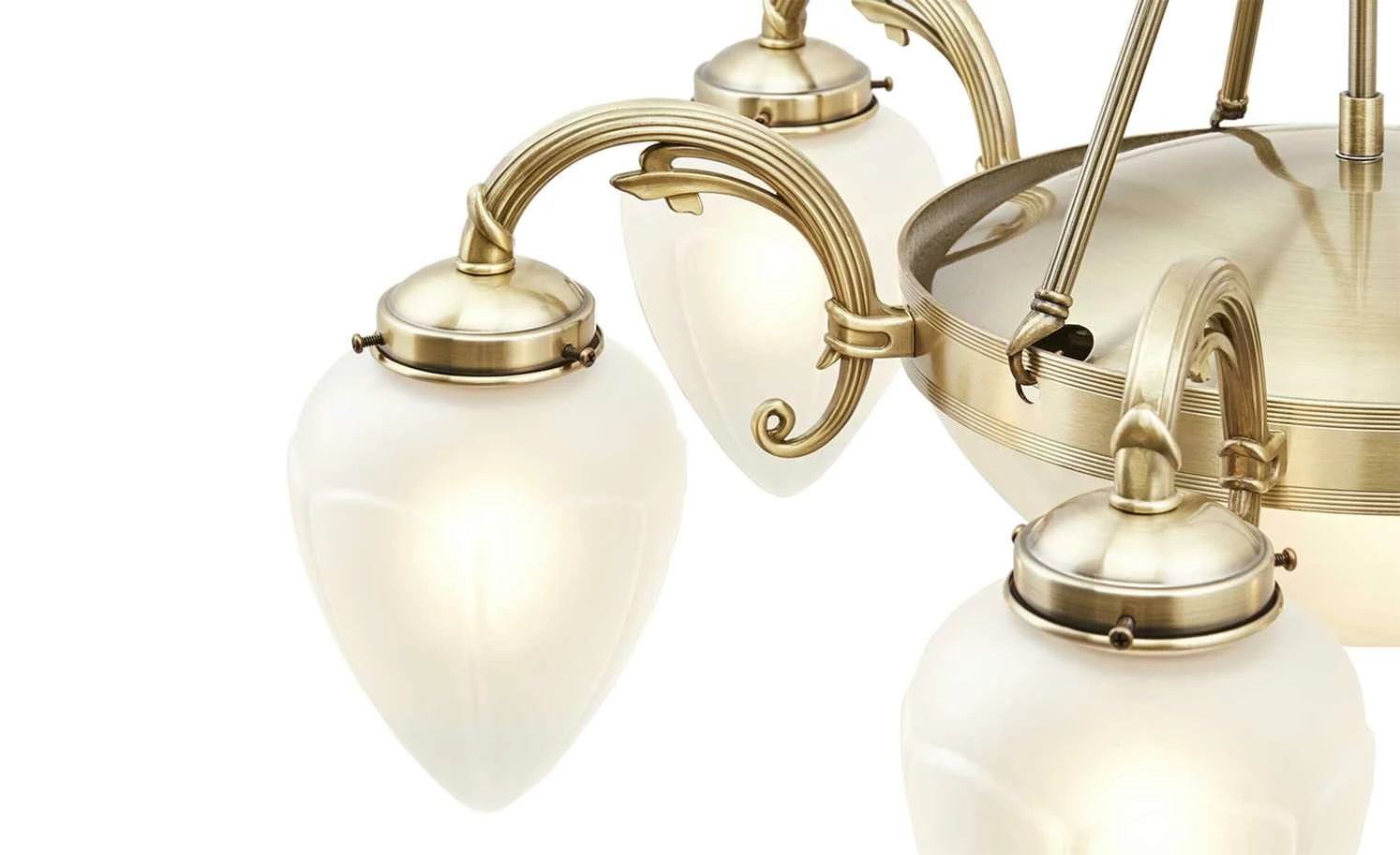 KHG Kronleuchter messing matt 8-flammig – Bild 5