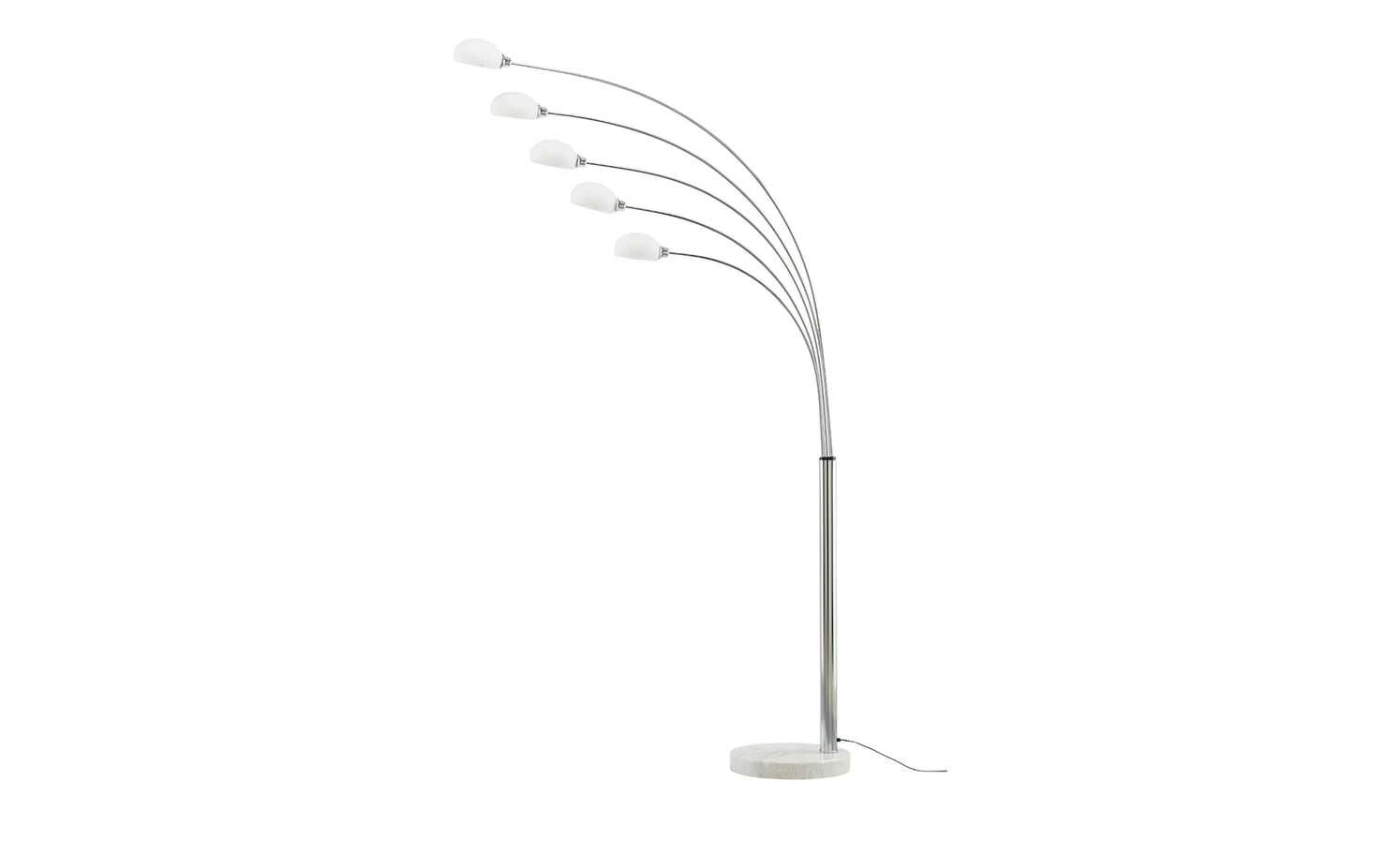 KHG Bogenleuchte, 5-flammig, chrom – Bild 6