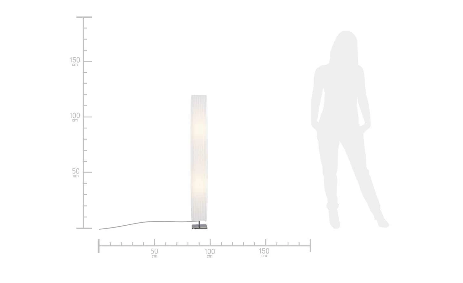 for friends Stehleuchte mit weißem Kunststoff-Schirm – Bild 2