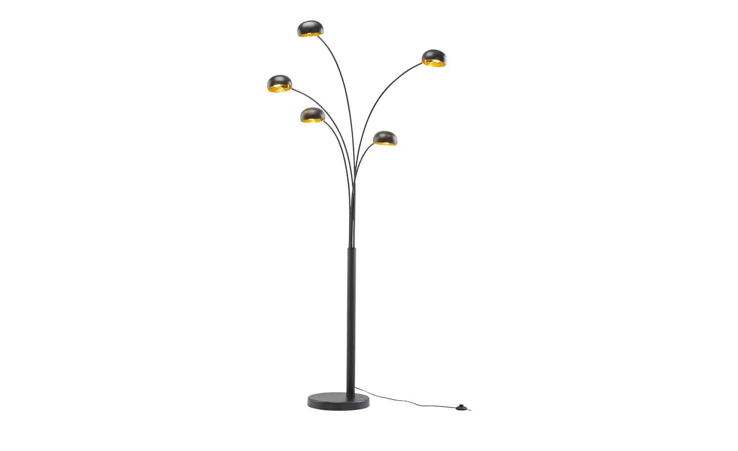 HOME STORY Bogenleuchte schwarz mit 5 Armen – Bild 7