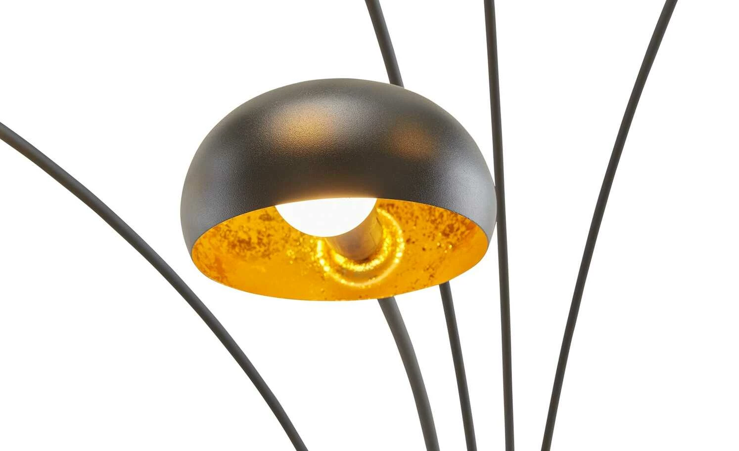 HOME STORY Bogenleuchte schwarz mit 5 Armen – Bild 12