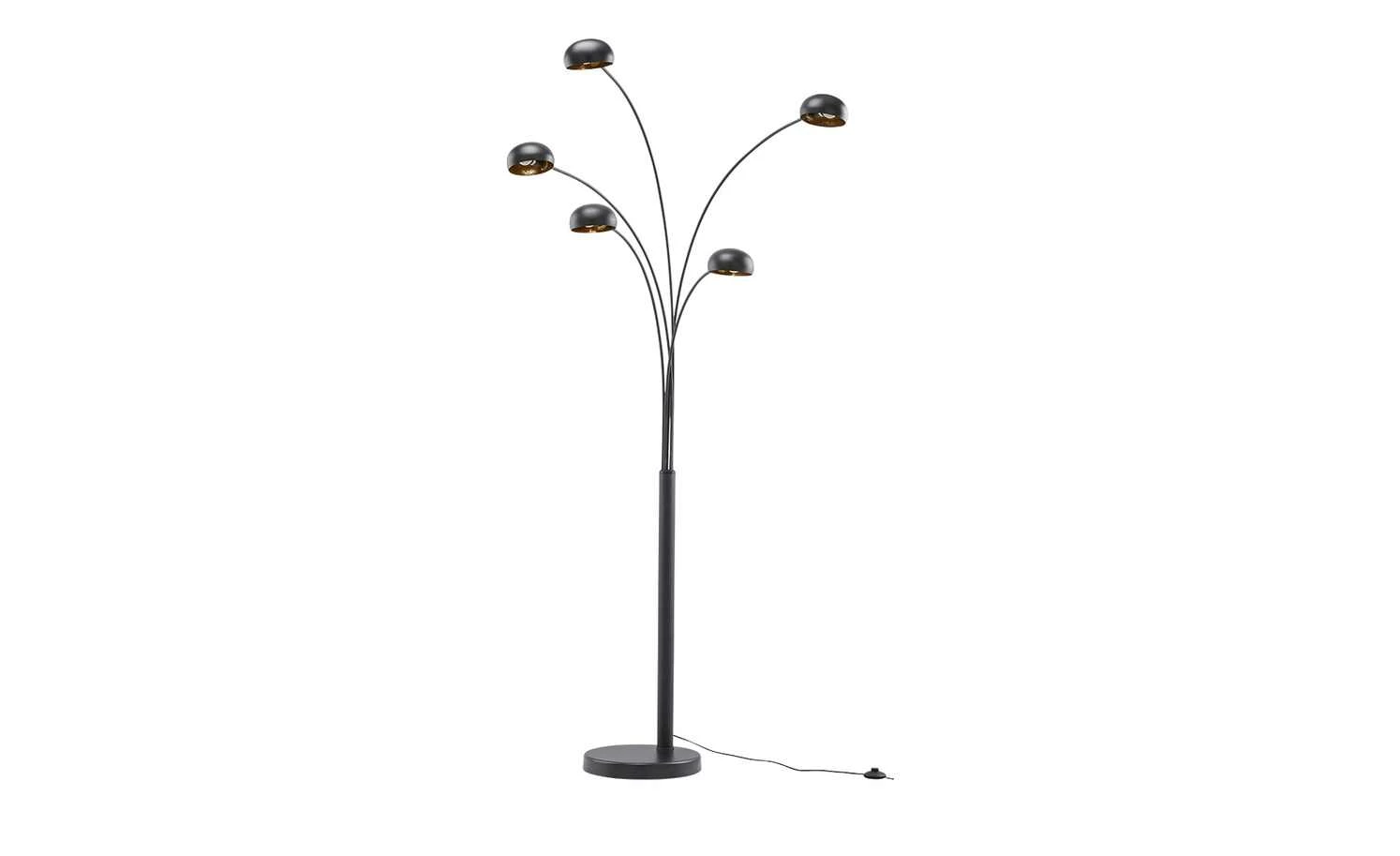 HOME STORY Bogenleuchte schwarz mit 5 Armen – Bild 13