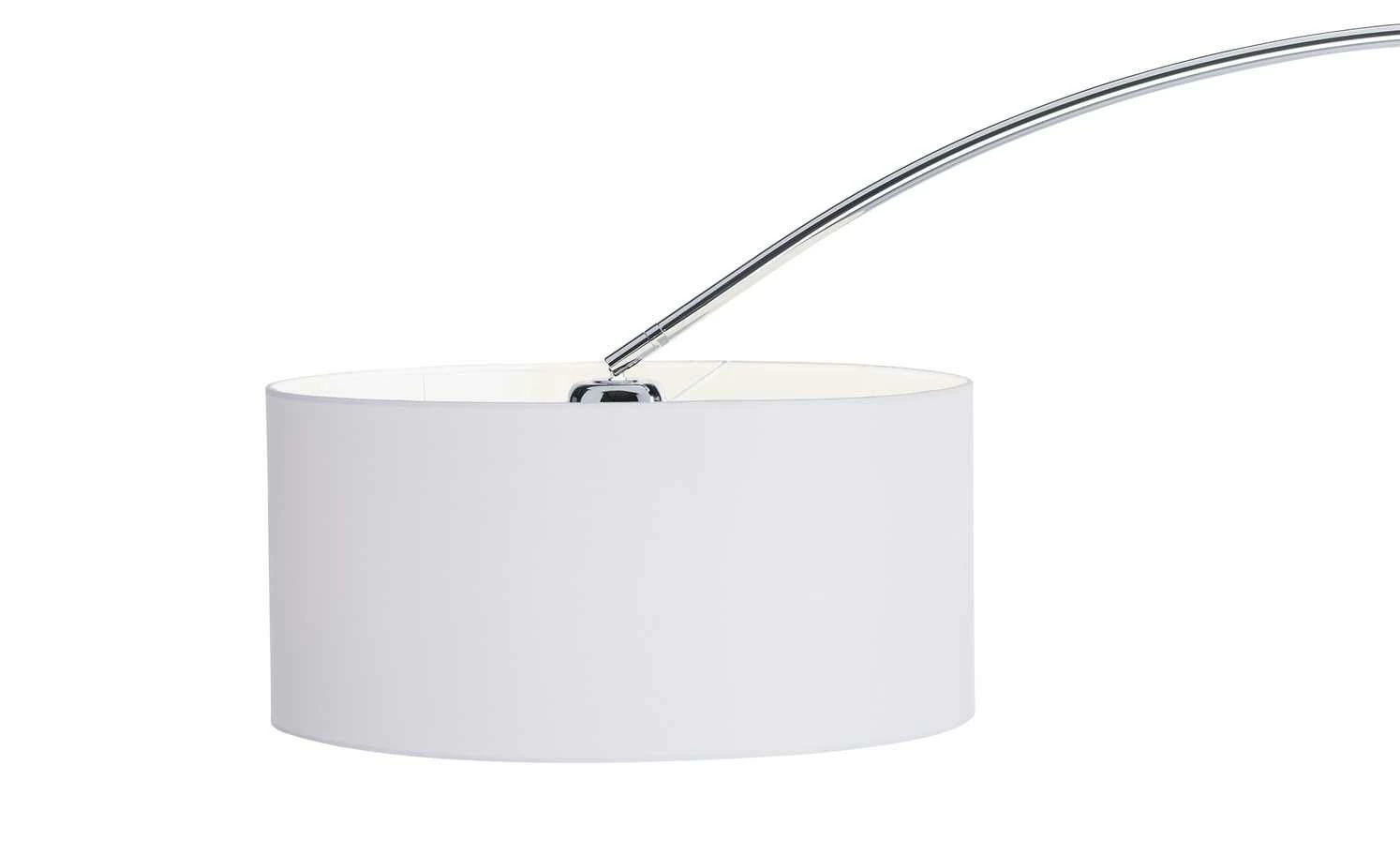 HOME STORY Bogenleuchte mit weißem Stoffschirm – Bild 50